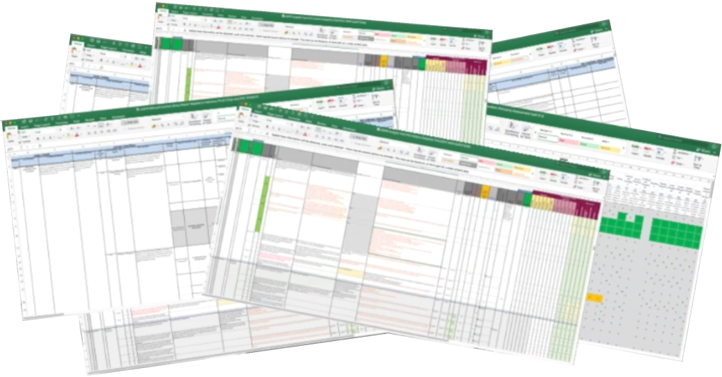 compliance spreadsheets
